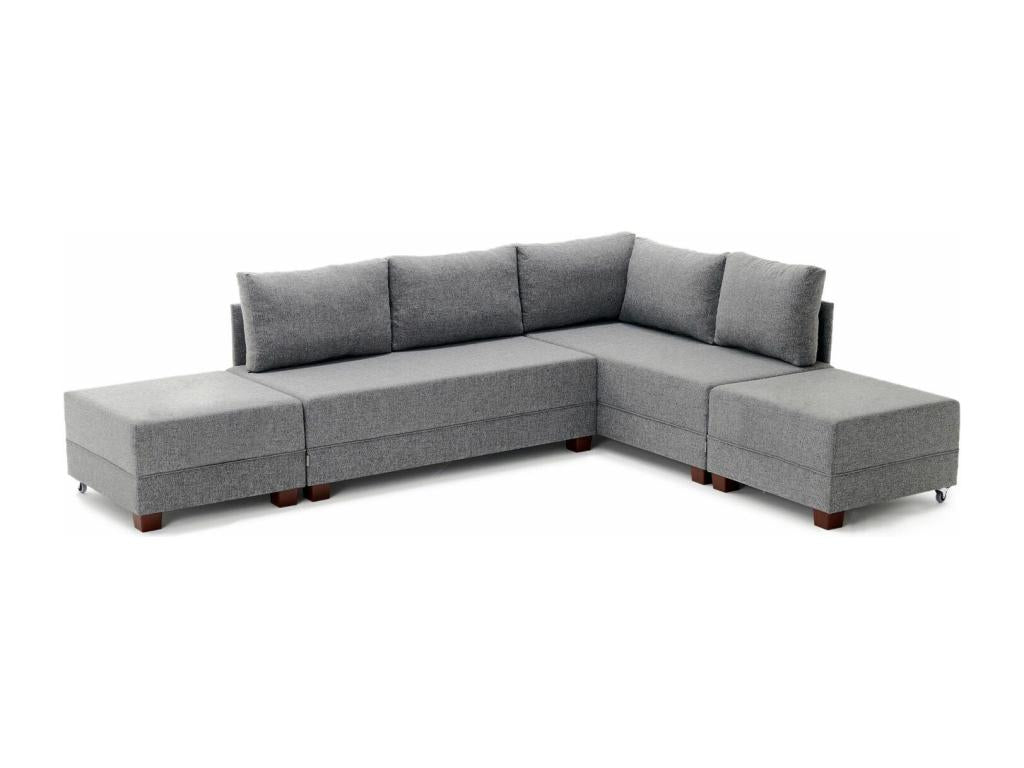 Gray Fabric Sofa - dlz1766585754561