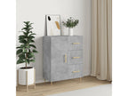 Gray Engineered Wood Sideboard, 69.5 x 34 x 90 cm