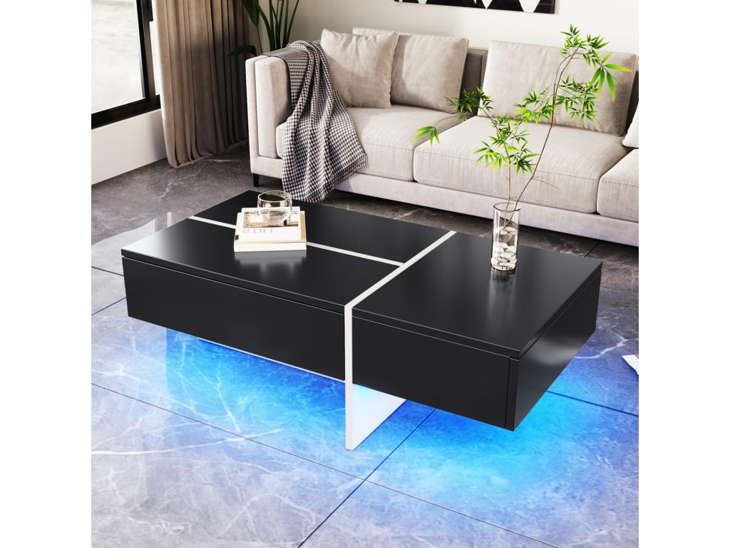 Black Marble Coffee Table - dlz1766585925041