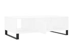 White Engineered Wood Coffee Table, 104 x 60 x 35 cm