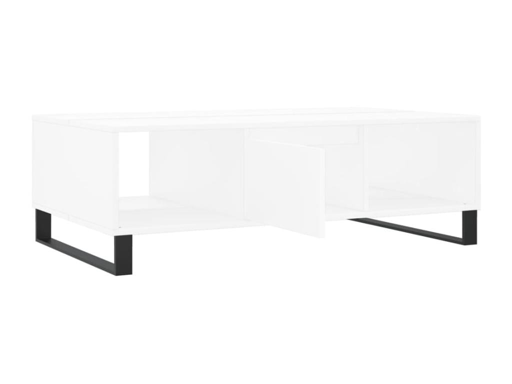 White Engineered Wood Coffee Table, 104 x 60 x 35 cm