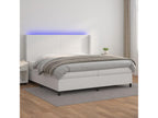 White Faux Leather Mattress, 200 x 200 cm