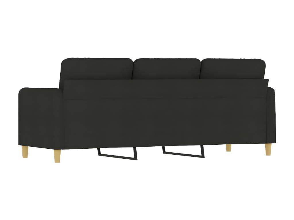 Black Fabric Sofa