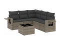Gray Woven Resin Wicker Outdoor Furniture Set - dlz1766586017342