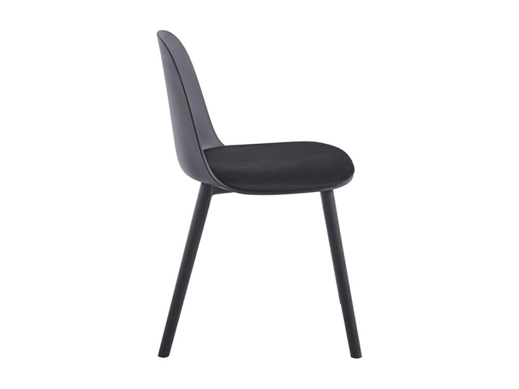 Black Velvet Chair - dlz1766585930242