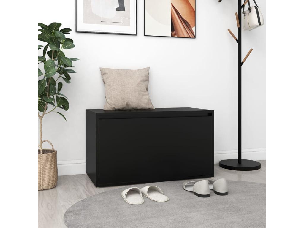 Black Bench, 80 x 40 x 45 cm