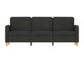Black Fabric Sofa