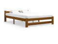 Natural Pine Wood Bed, 120 x 200 cm