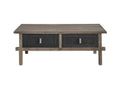 Gray Pine Wood Coffee Table