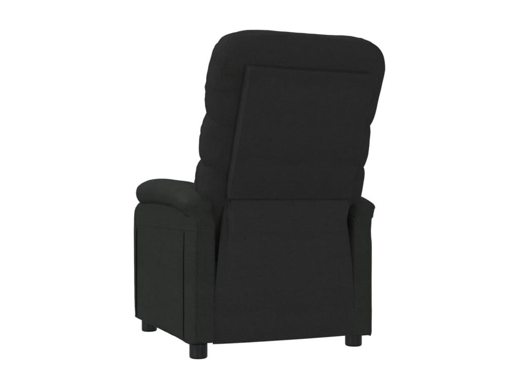 Black Fabric Accent Chair