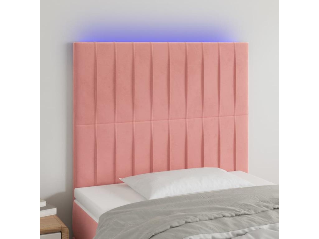 Velvet Bed, 90 x 5 x 118 cm