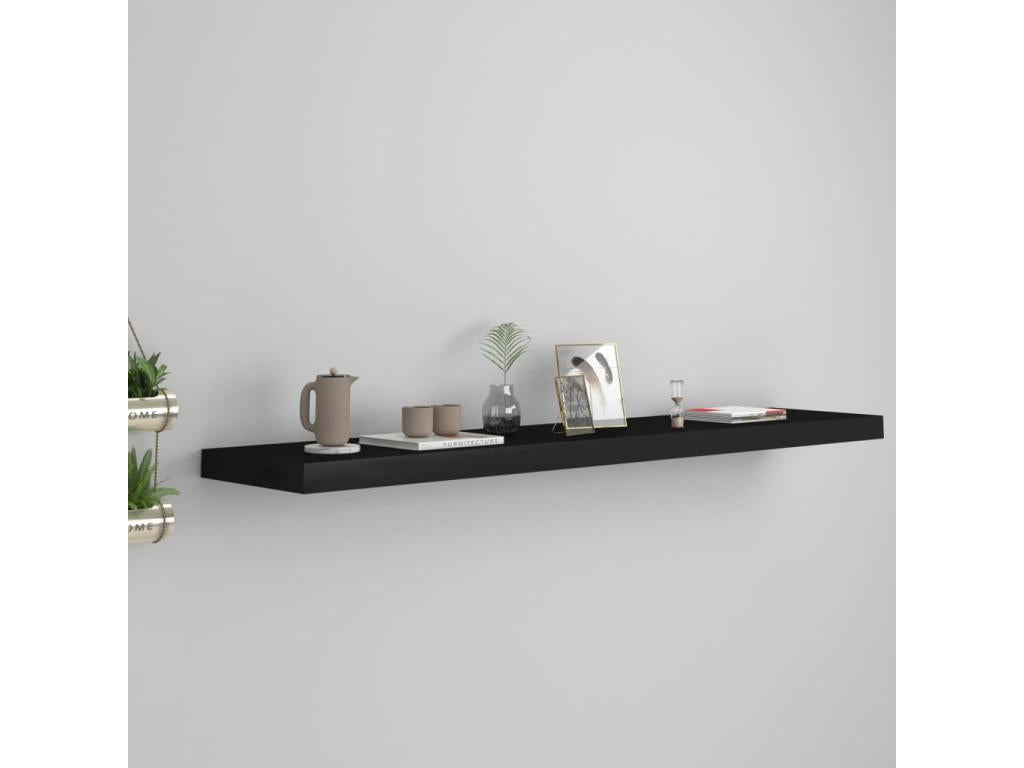 Black Shelf, 120 x 23.5 x 3.8 cm