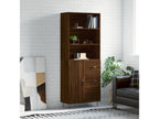 Brown Engineered Wood Sideboard, 69.5 x 34 x 180 cm
