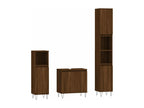 Brown Oak Wood Wardrobe - dlz1766585328138