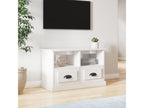 White Engineered Wood TV Stand, 80 x 35 x 50 cm