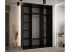 Black Wardrobe, 180 x 60 x 235.2 cm