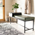 SAFAVIEH Ruthie Bench with Storage - 47.3  x 16  x 24  - 47Wx16Dx24H