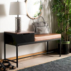 SAFAVIEH Ruthie Bench with Storage - 47.3  x 16  x 24  - 47Wx16Dx24H