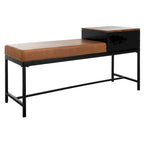 SAFAVIEH Ruthie Bench with Storage - 47.3  x 16  x 24  - 47Wx16Dx24H