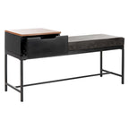 SAFAVIEH Ruthie Bench with Storage - 47.3  x 16  x 24  - 47Wx16Dx24H