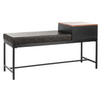 SAFAVIEH Ruthie Bench with Storage - 47.3  x 16  x 24  - 47Wx16Dx24H