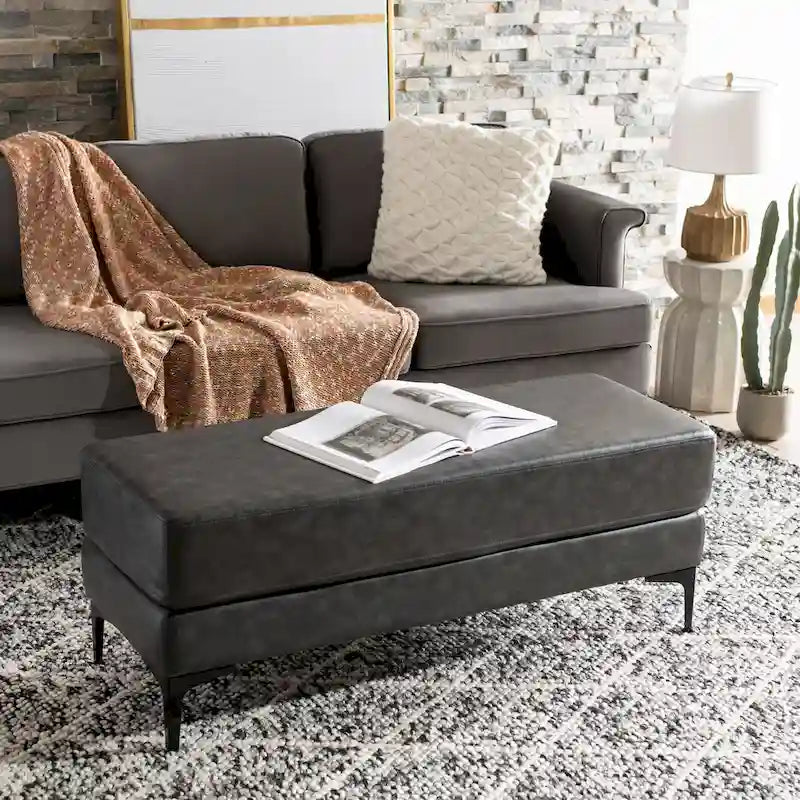 SAFAVIEH Roena Rectangular Bench - 48  x 18  x 18  - 48Wx18Dx18H