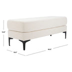 SAFAVIEH Roena Rectangular Bench - 48  x 18  x 18  - 48Wx18Dx18H