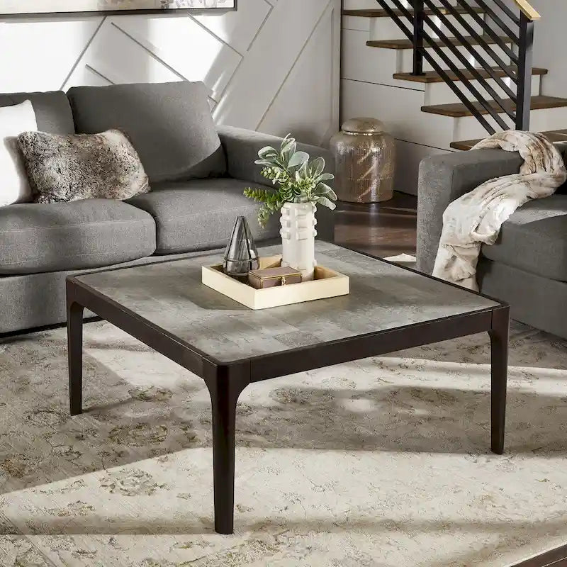 Ludvika Faux Marble Top Table by iNSPIRE Q Modern