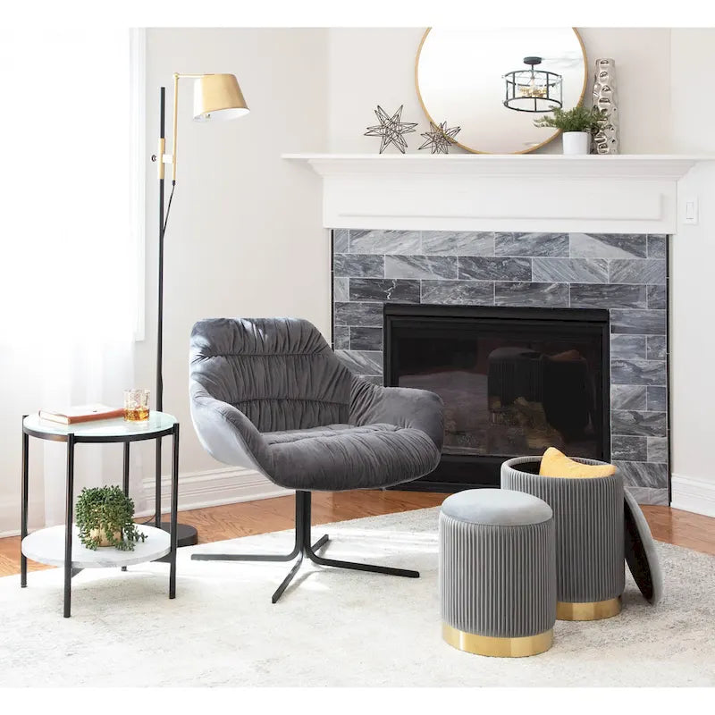 Carson Carrington Wayne Swivel Lounge Chair
