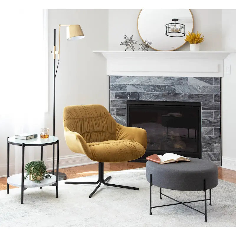 Carson Carrington Wayne Swivel Lounge Chair