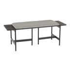 Chloe Contemporary Bench with Upholstered Seat & Wood Accent - N/A