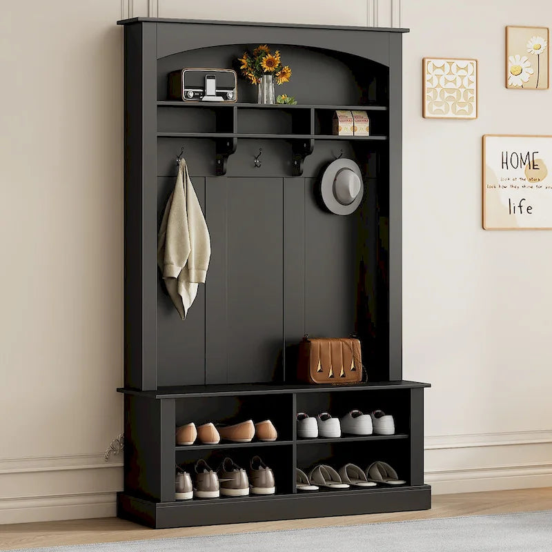 47.2  Wide Hall Tree with Storage