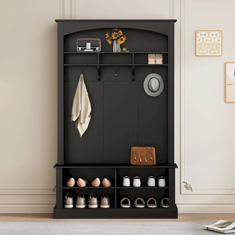 47.2  Wide Hall Tree with Storage