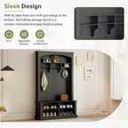 47.2  Wide Hall Tree with Storage