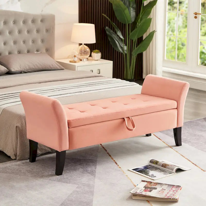 51.5  Bed Bench with Storage