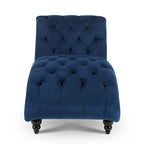 Tufted Chaise Lounge - 62.80 x 27.17 x 32.87