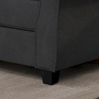 Upholstered Sofa with Solid Wood Frame - 30.30 x 56.30 x 33.10