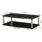 Convenience Concepts Designs2Go XL Double Tier Swivel Riser for TVs up to 37 Inches