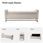 Diana Modern Upholstered Bench with Storage Space
