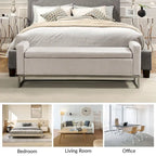 Diana Modern Upholstered Bench with Storage Space