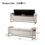 Diana Modern Upholstered Bench with Storage Space