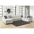 Signature Design by Ashley Huntsworth Dove Gray 5-Piece Sectional with Chaise - 155 W x 99 D x 38 H
