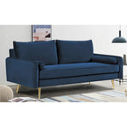 Villeda 70 W Polyester Square Arms Sofa