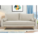 Villeda 70 W Polyester Square Arms Sofa