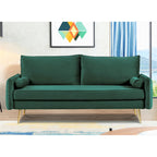 Villeda 70 W Polyester Square Arms Sofa