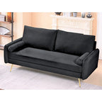 Villeda 70 W Polyester Square Arms Sofa