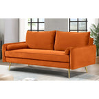 Villeda 70 W Polyester Square Arms Sofa