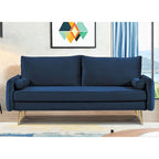 Villeda 70 W Polyester Square Arms Sofa