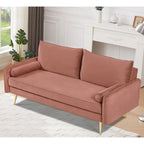 Villeda 70 W Polyester Square Arms Sofa