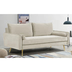 Villeda 70 W Polyester Square Arms Sofa